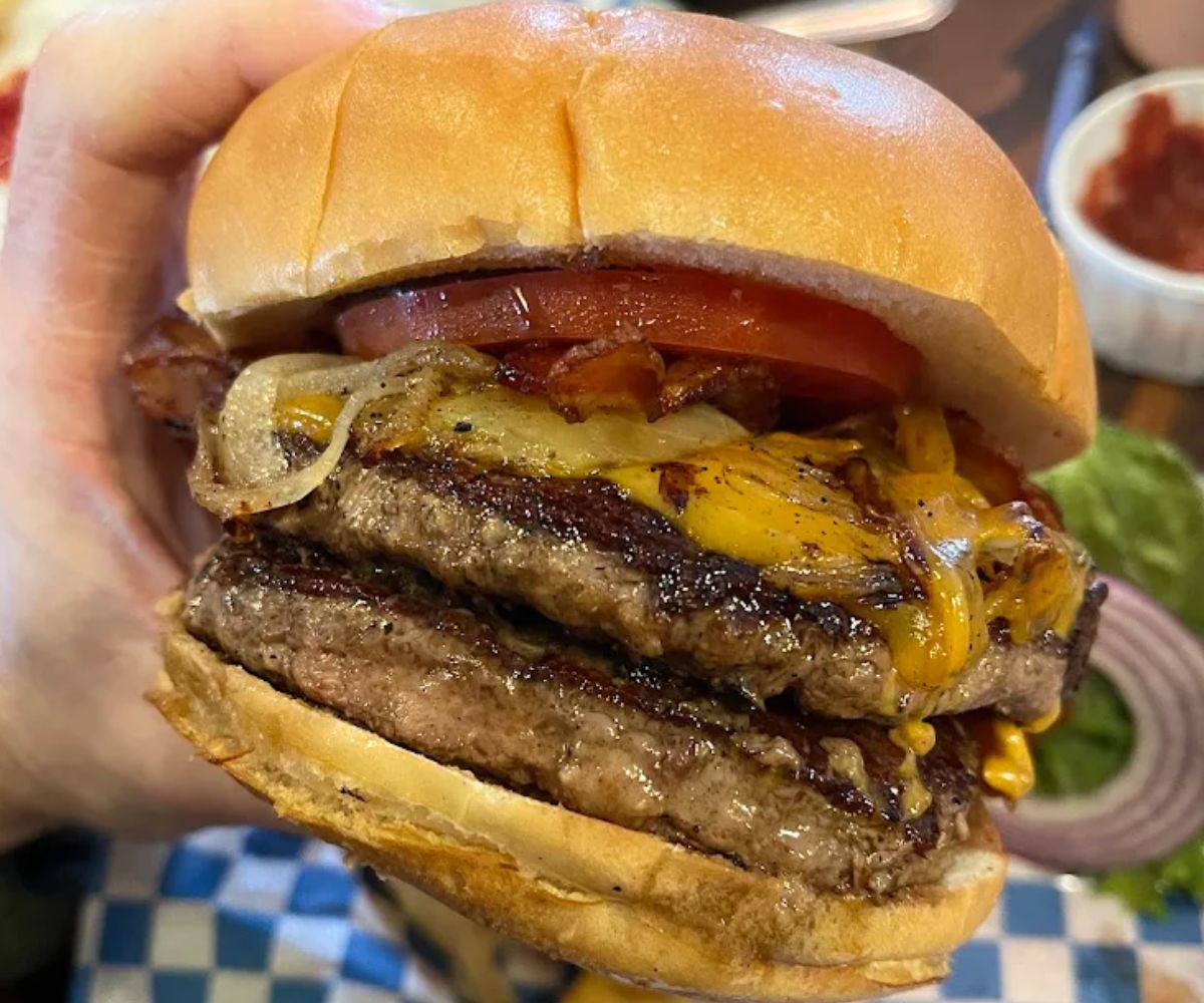 Double Cheeseburger at The Local Cow in Gresham, Oregon