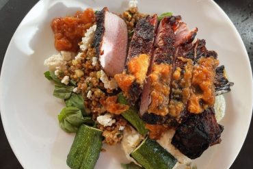 pork chop at stanbury in raleigh, north carolina