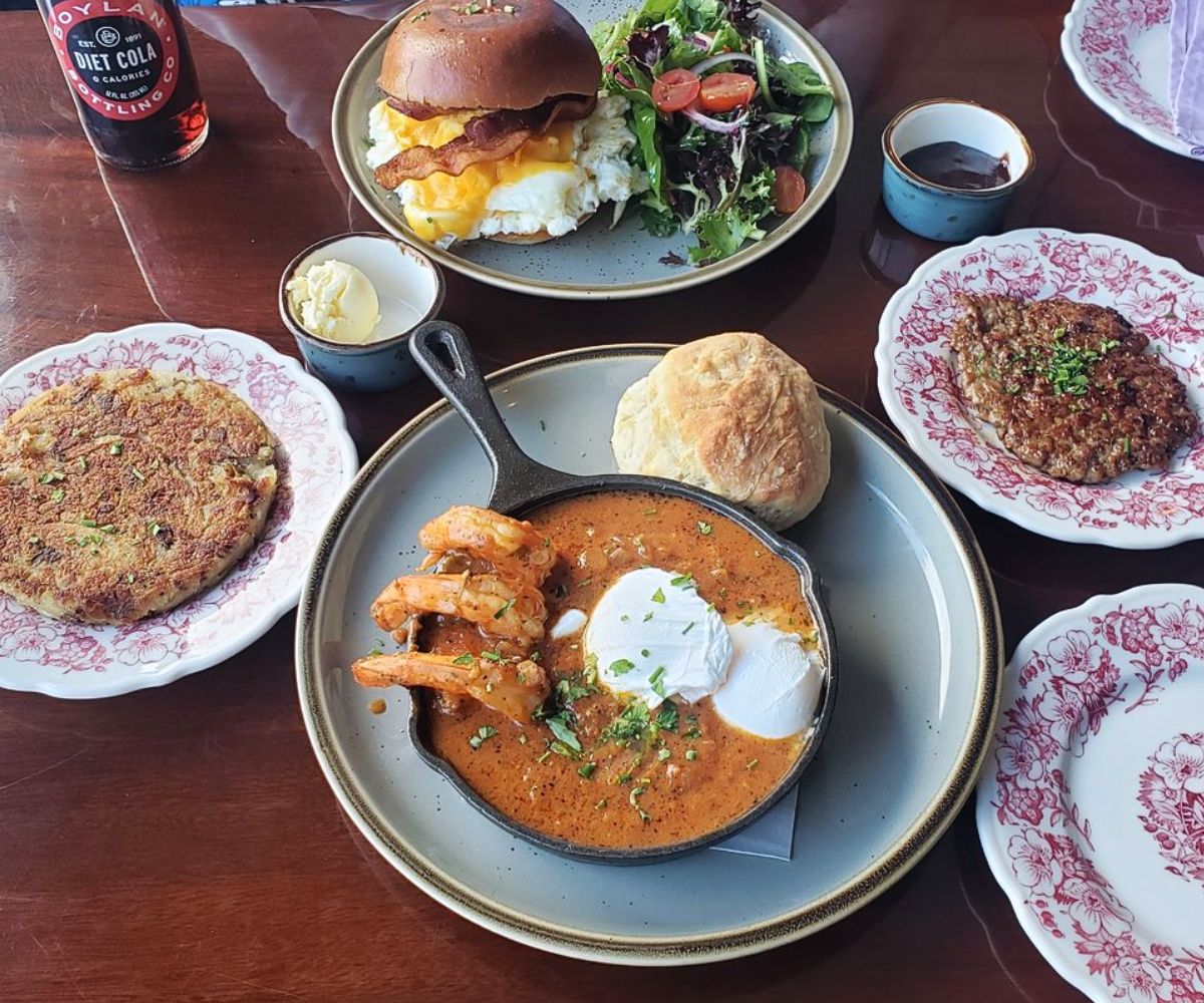 assorted dishes at Alyce in Jersey City, NJ