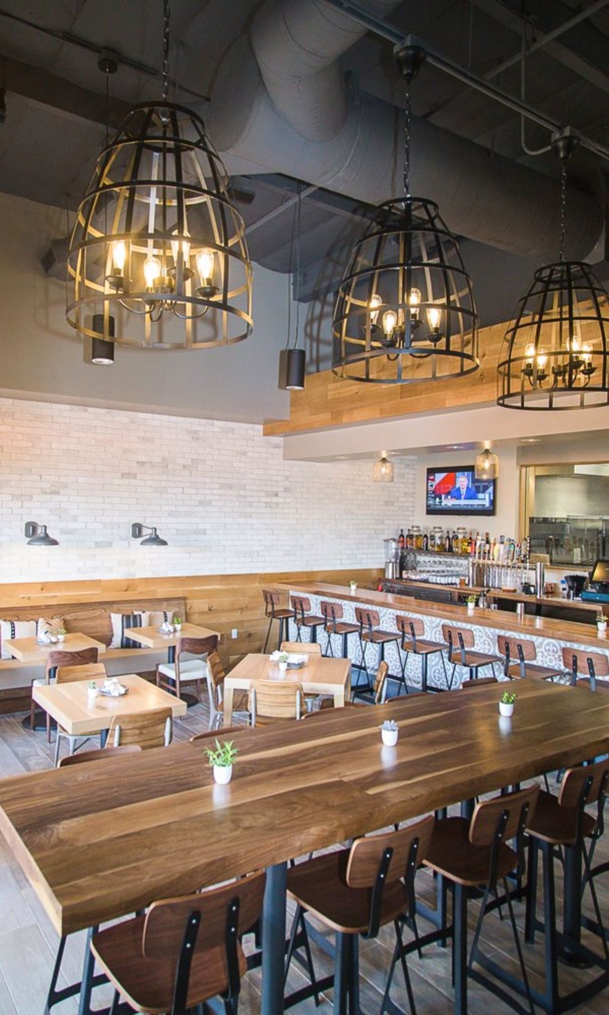 dining area at The Cut in Irvine, California