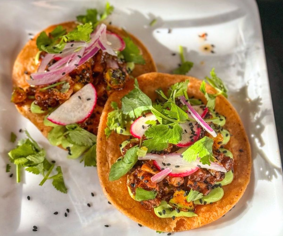 Octopus Tostada at Stanbury in Raleigh, NC
