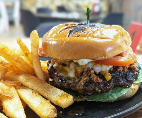 Mex Burger at Alaskan Burgers & Brew in Anchorage, Alaska