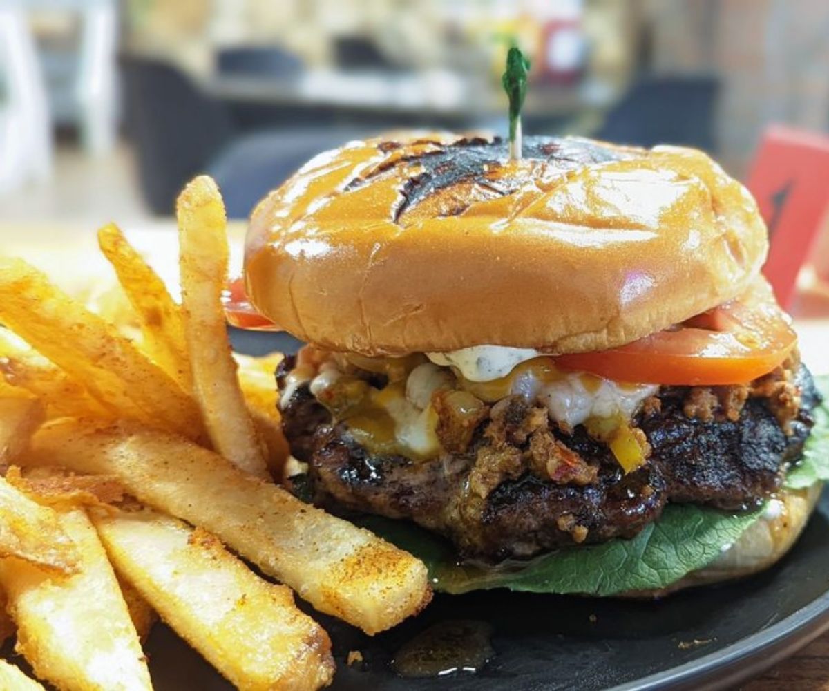 Mex Burger at Alaskan Burgers & Brew in Anchorage, Alaska