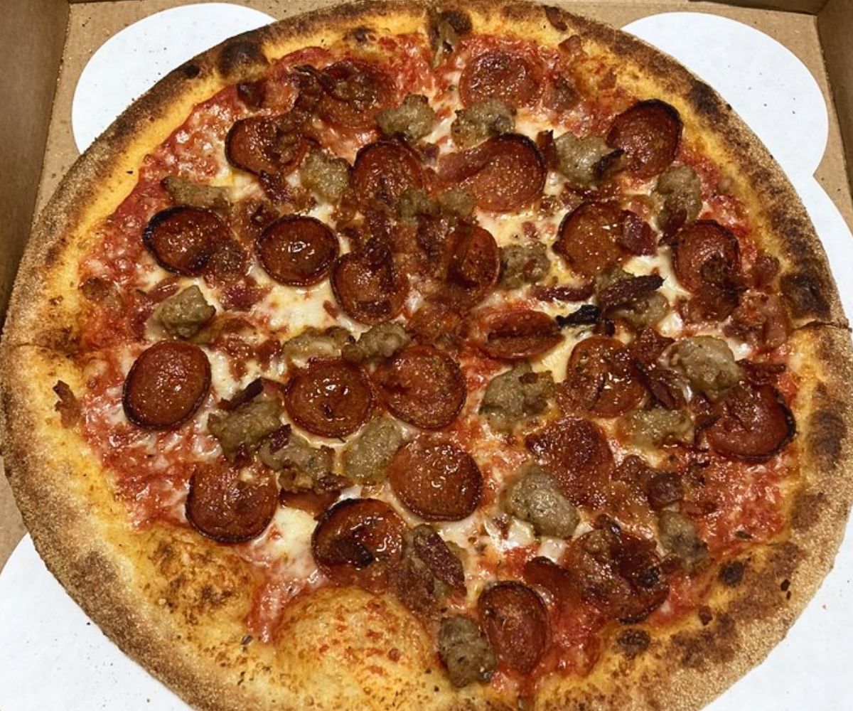 Meat Lovers Pizza at Cerrone's in Columbus, Georgia