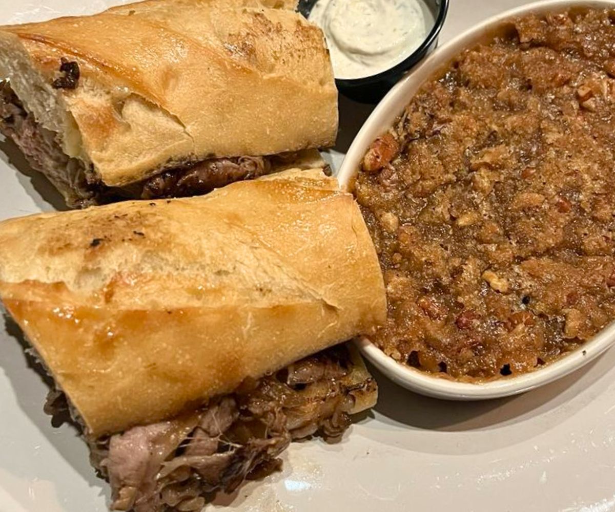 Prime Rib Sandwich at Hale House in Charleston, West Virginia