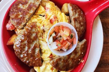 Cowboy Skillet at The Breakfast Club in Manchester, New Hampshire
