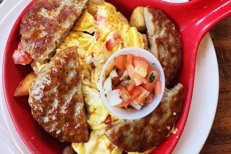 Cowboy Skillet at The Breakfast Club in Manchester, New Hampshire