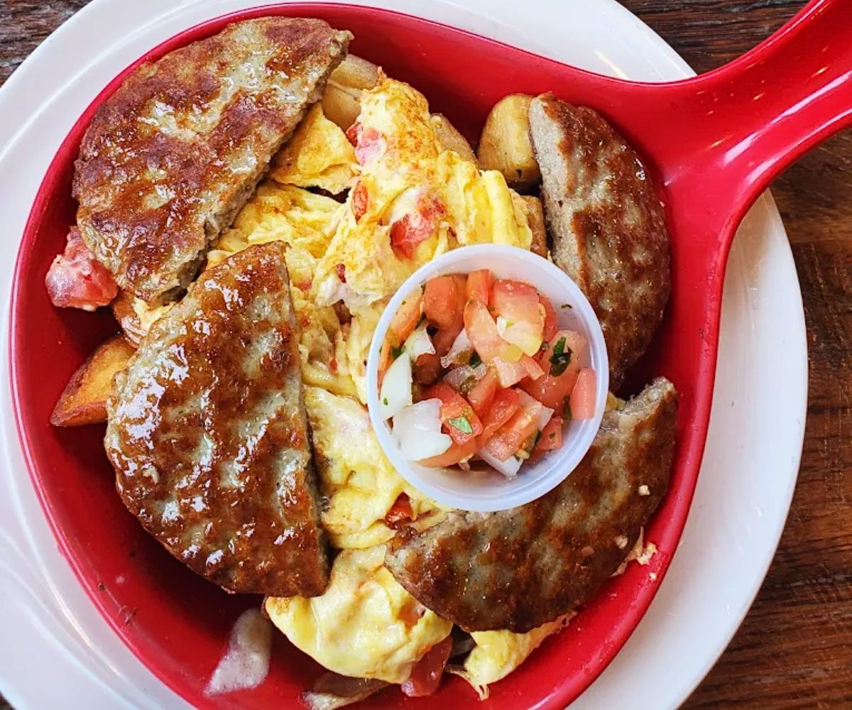 Cowboy Skillet at The Breakfast Club in Manchester, New Hampshire
