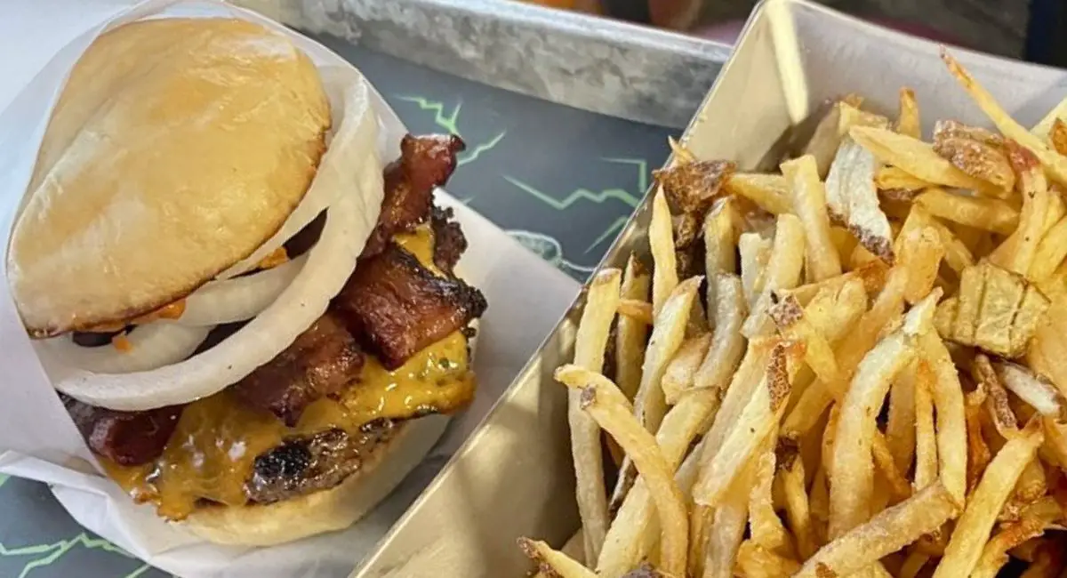 Winchester Burger at Roadhouse Diner in Great Falls, Montana