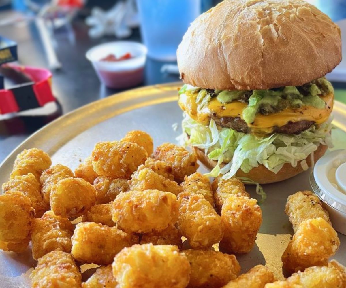 angry jalapeno burger at portland burgers in portland, oregon