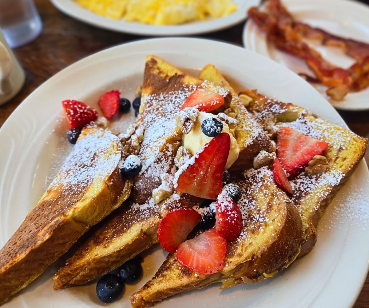 Berry French Toast at The Breakfast Club in Manchester, NH