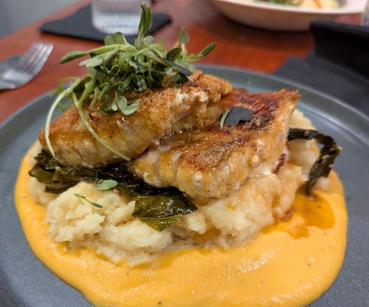 Cornmeal Grouper at Apollo Grill in Bethlehem, Pennsylvania