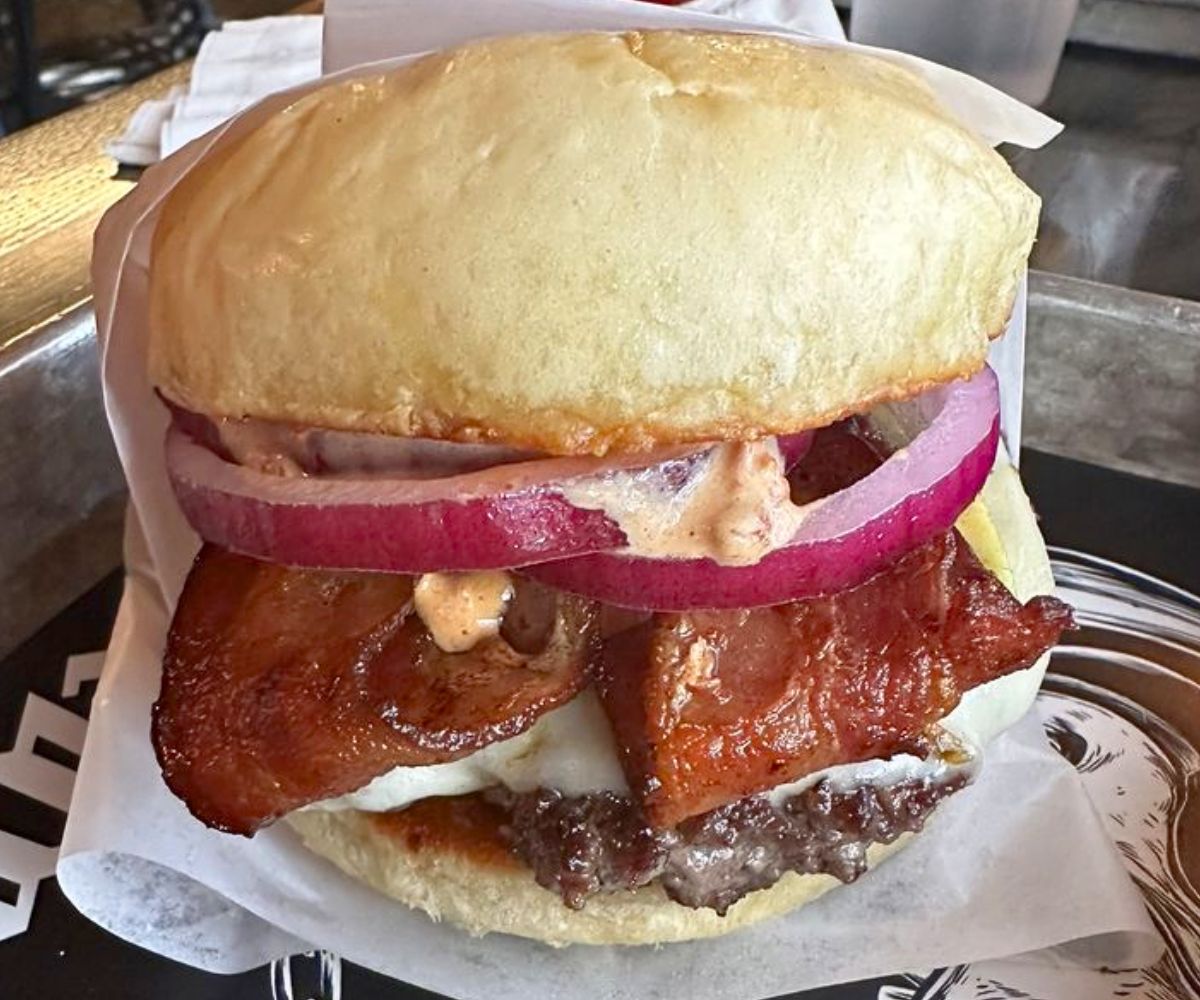 Lowrider Burger at Roadhouse Diner in Great Falls, Montana