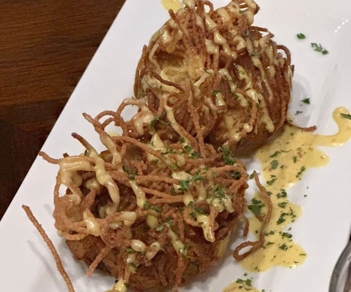 Angel Hair Crab Cakes at Hale House in Charleston, West Virginia