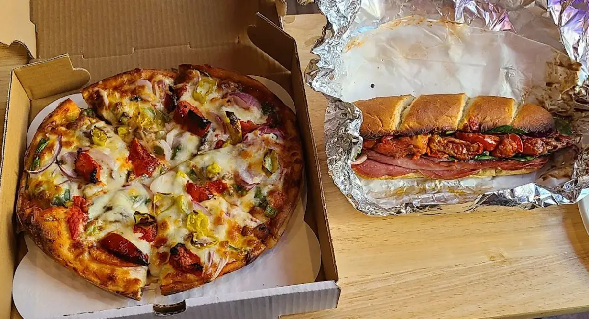 pizza and sub at Totally Baked Pizza in Akron, OH