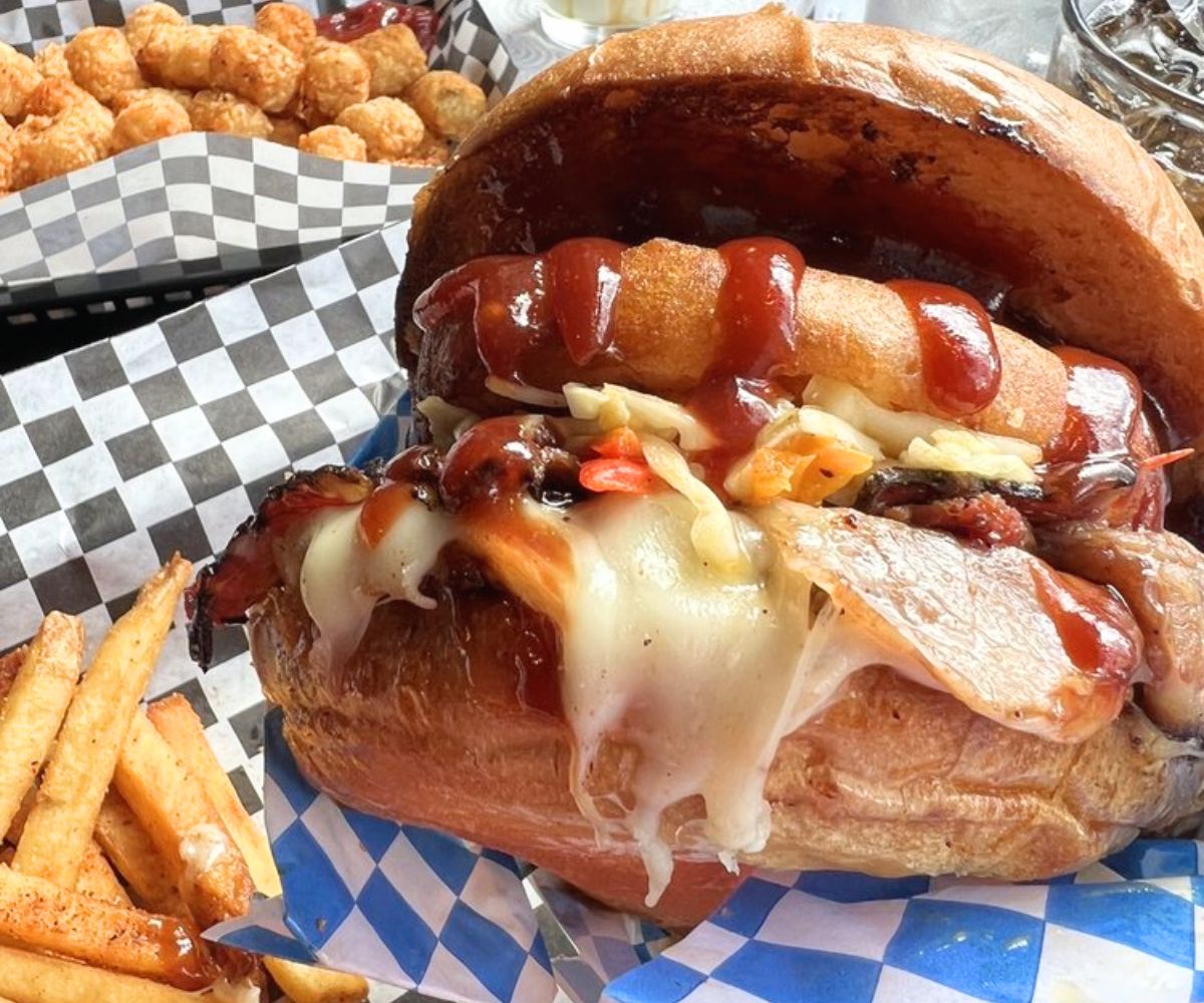 BBQ Backyard Burger at Portland Burgers in Portland, OR