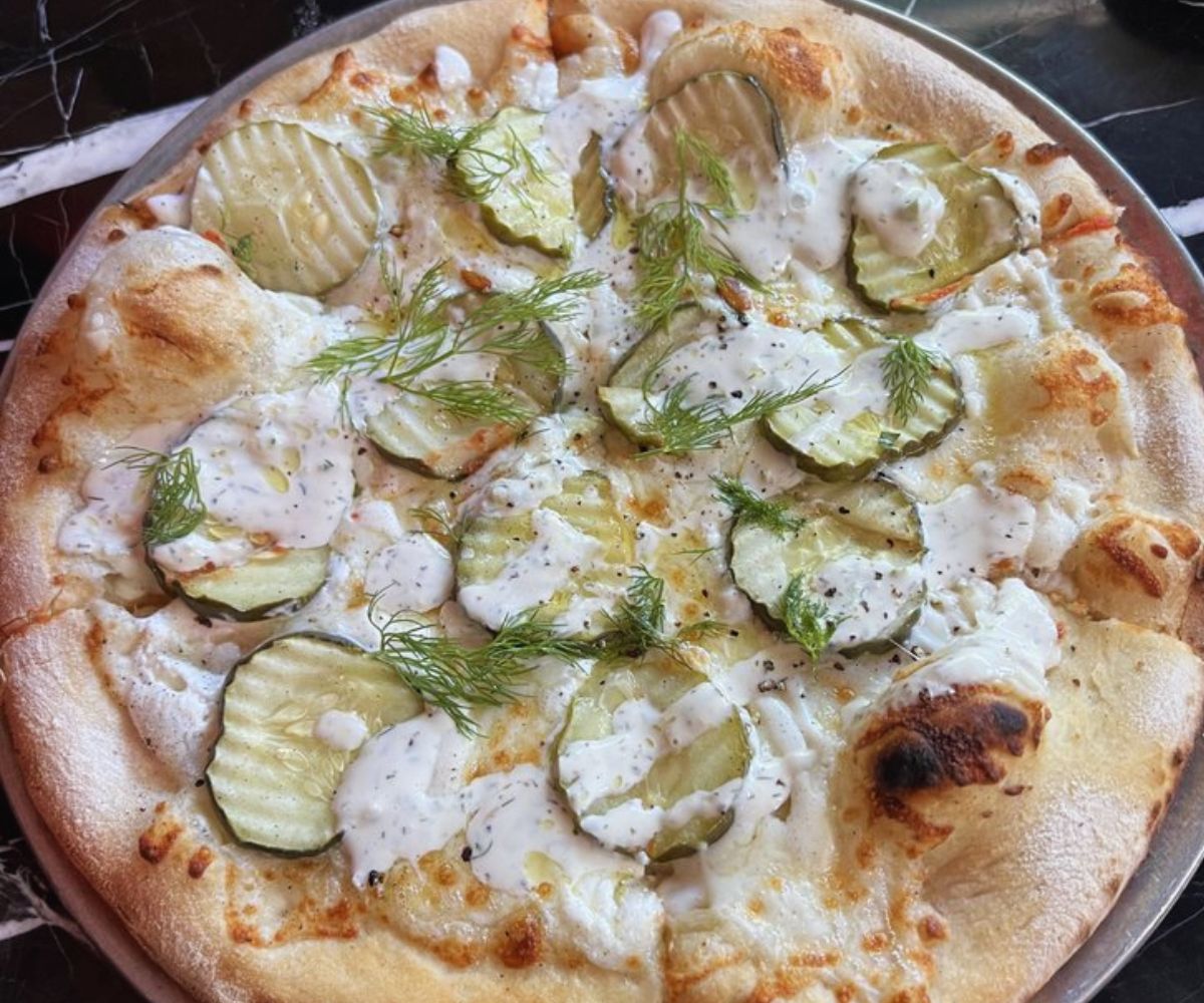 Big Dill Pizza at Fire & Brimstone in Gilbert, AZ