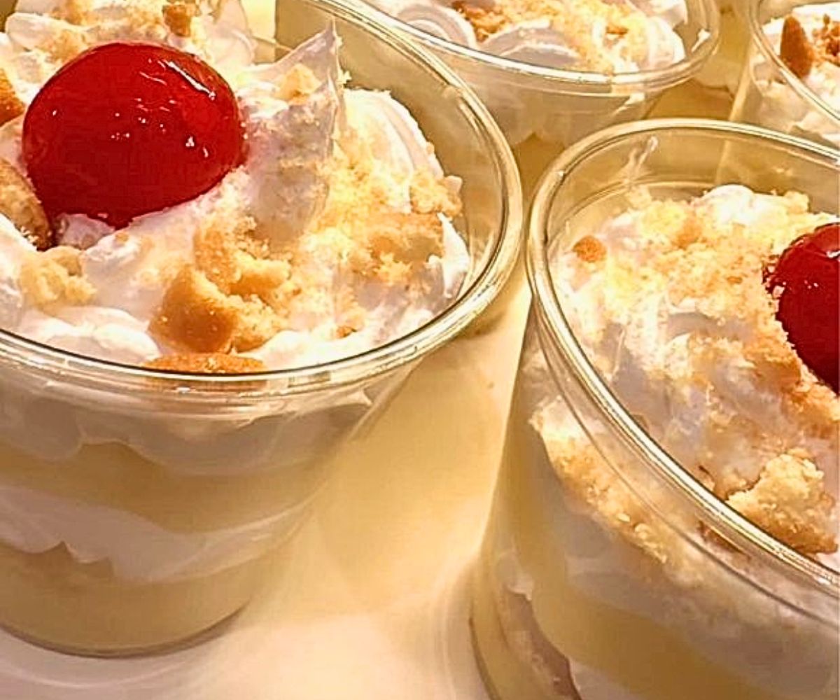 banana pudding at Vidal's Old-Fashioned Burgers in Midland, TX