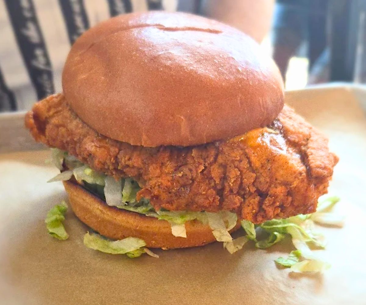 Fried Chicken Sandwich at Wally & Buck in Missoula, Montana
