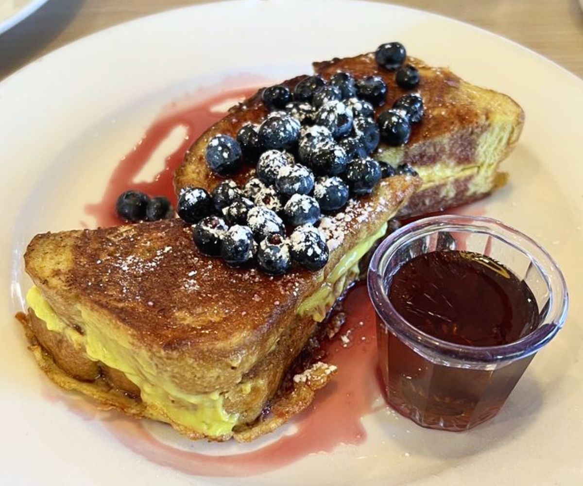 lemon-stuffed french toast at wildberries in mesa, az