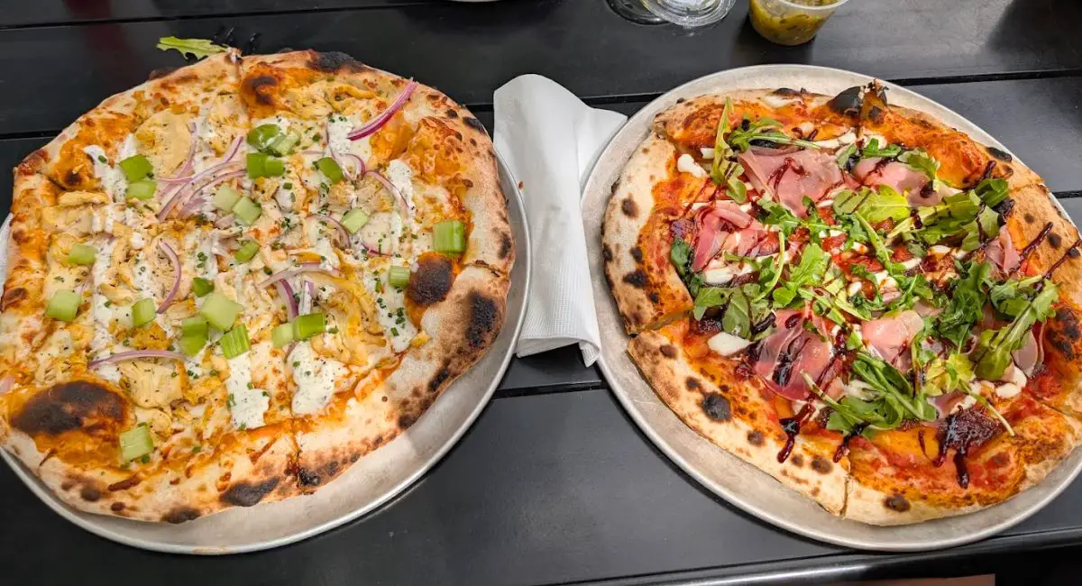 pizzas at Fire & Brimstone in Gilbert, AZ