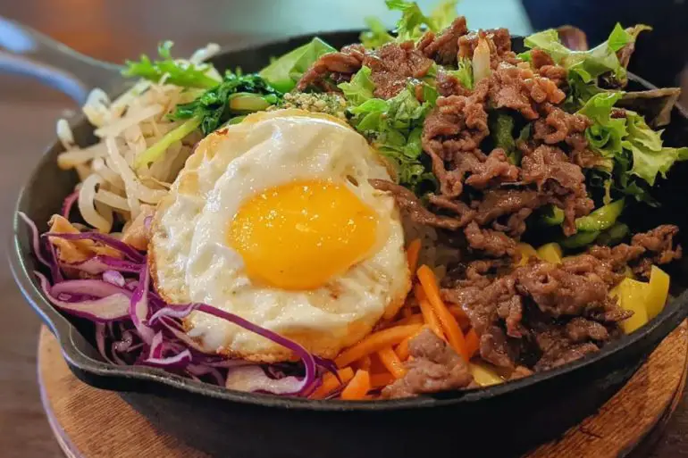 Bulgogi Bibimbap at Iron Pot in Kent, Washington