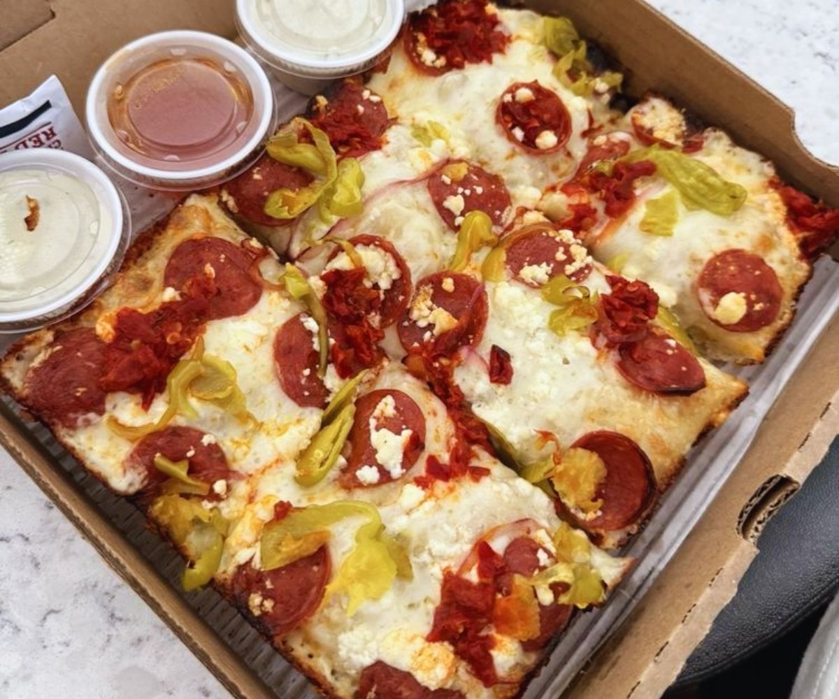 Hunky Dory Pizza at Quarantino's in Grand Rapids, Michigan