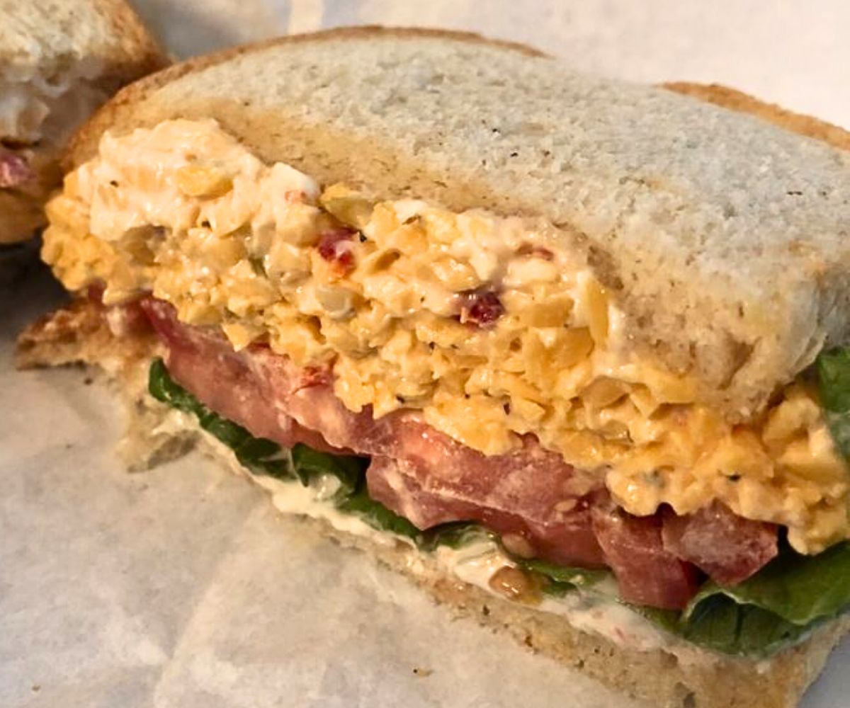 Pimento Cheese with Bacon and Lettuce at Merritt's in Chapel Hill, NC