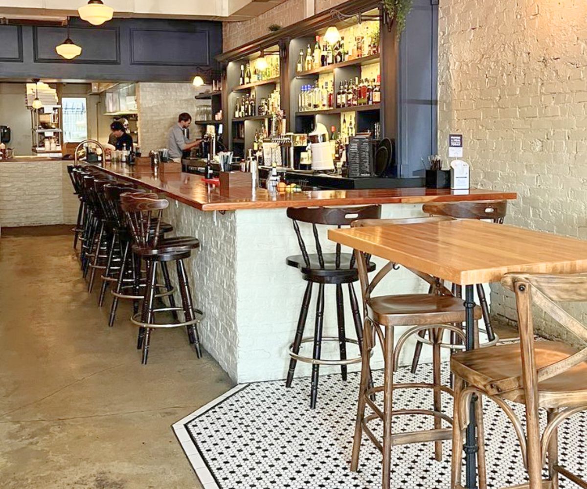 interior of Central Pizza & Bar at Lafayette, LA