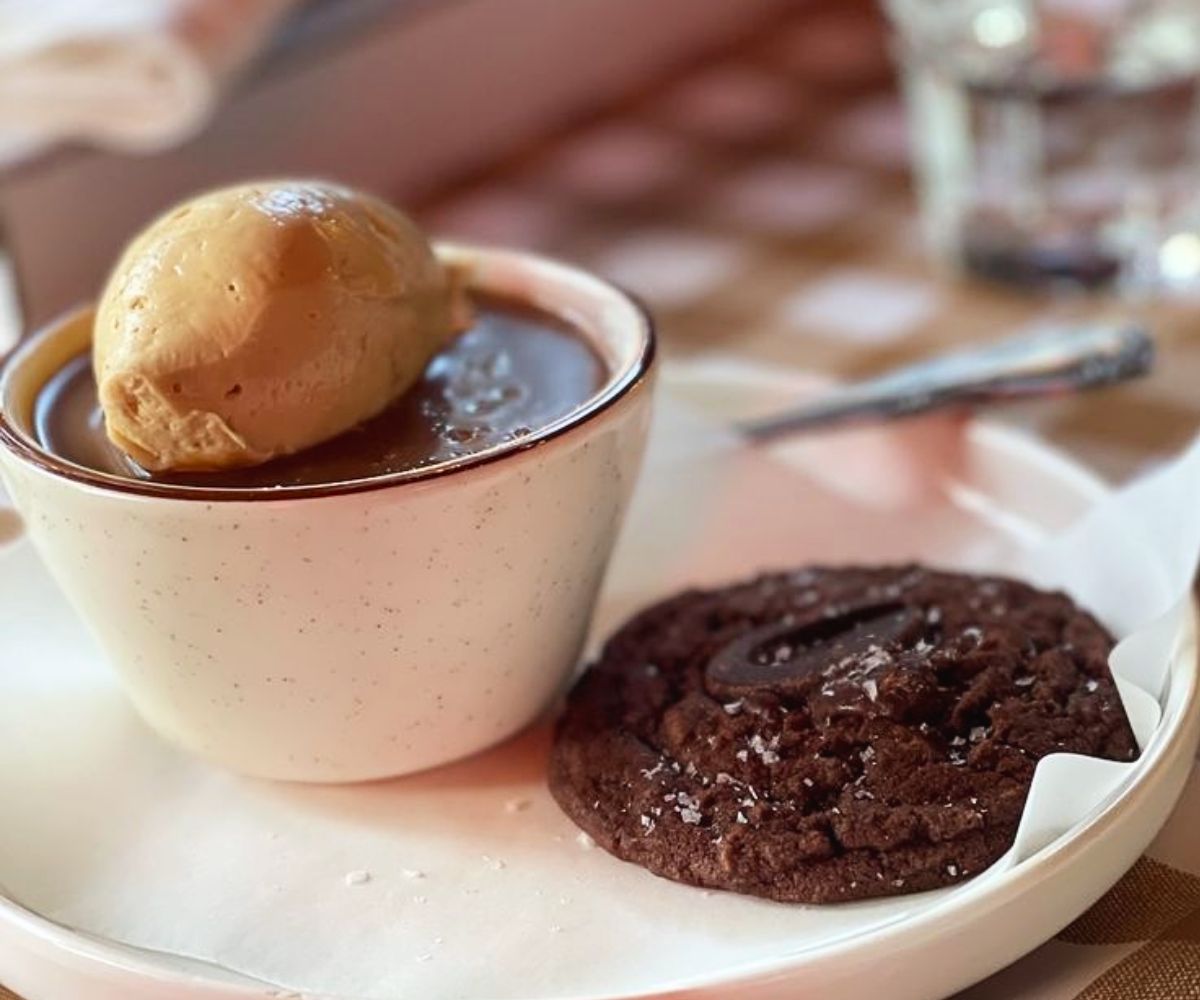 Chocolate Budino at Folks Pizzeria in Costa Mesa, CA