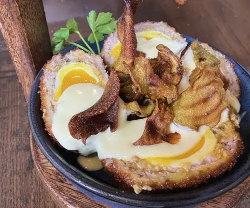 Scotch Eggs Flight at The Poppy and Parliament in Huntsville, AL