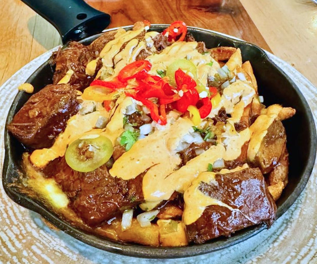 Short Rib Birria Poutine at The Shelby in Allentown, Pennsylvania