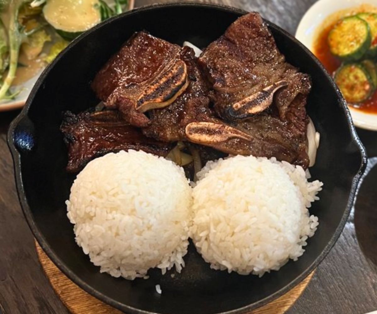 Kalbi Ribs at Iron Pot in Kent, Washington