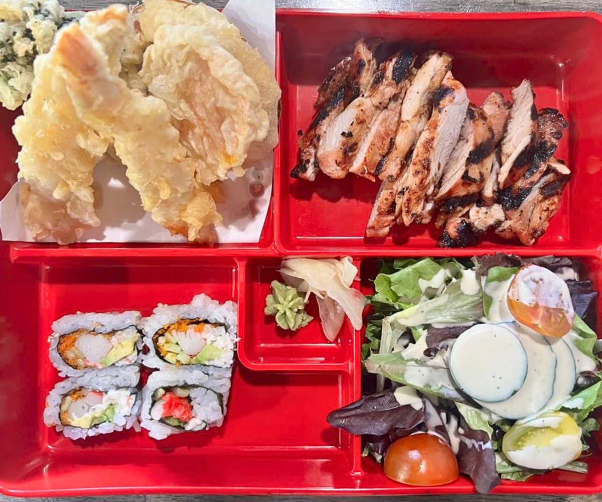 Huli Huli Chicken Bento Lunch Special Bento Box at Yonsei in Thornton, CO