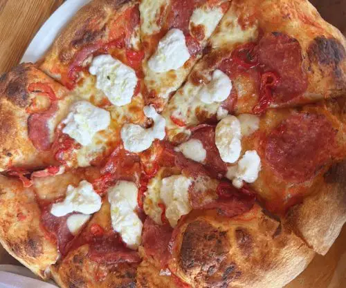 Bronco pizza at The Wylder in Boise, ID