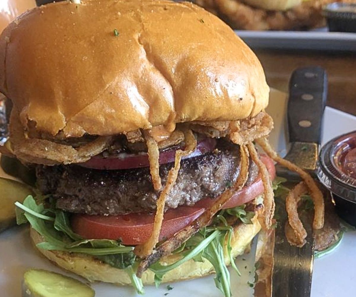 Wild Game Burger at The Griffon Gastropub in Niagara Falls, NY