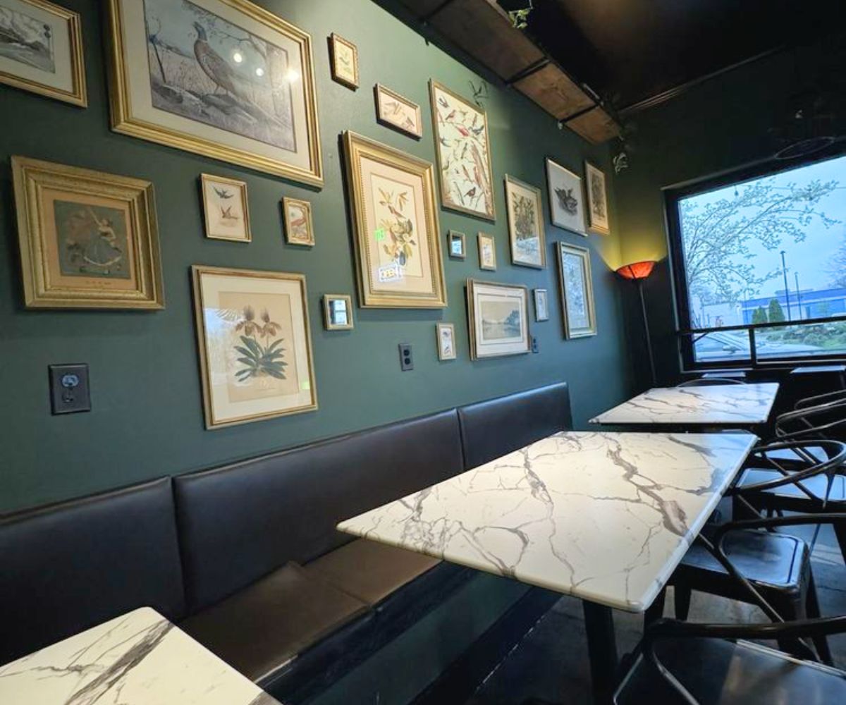 Dining area at The Bird in Norfolk, VA