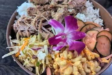 Kalua Pork Island Plate at Cranky Sam in Missoula, Montana