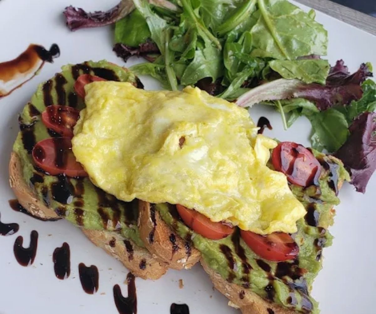Avocado Toast at Lucky Brunch in Sterling Heights, Michigan