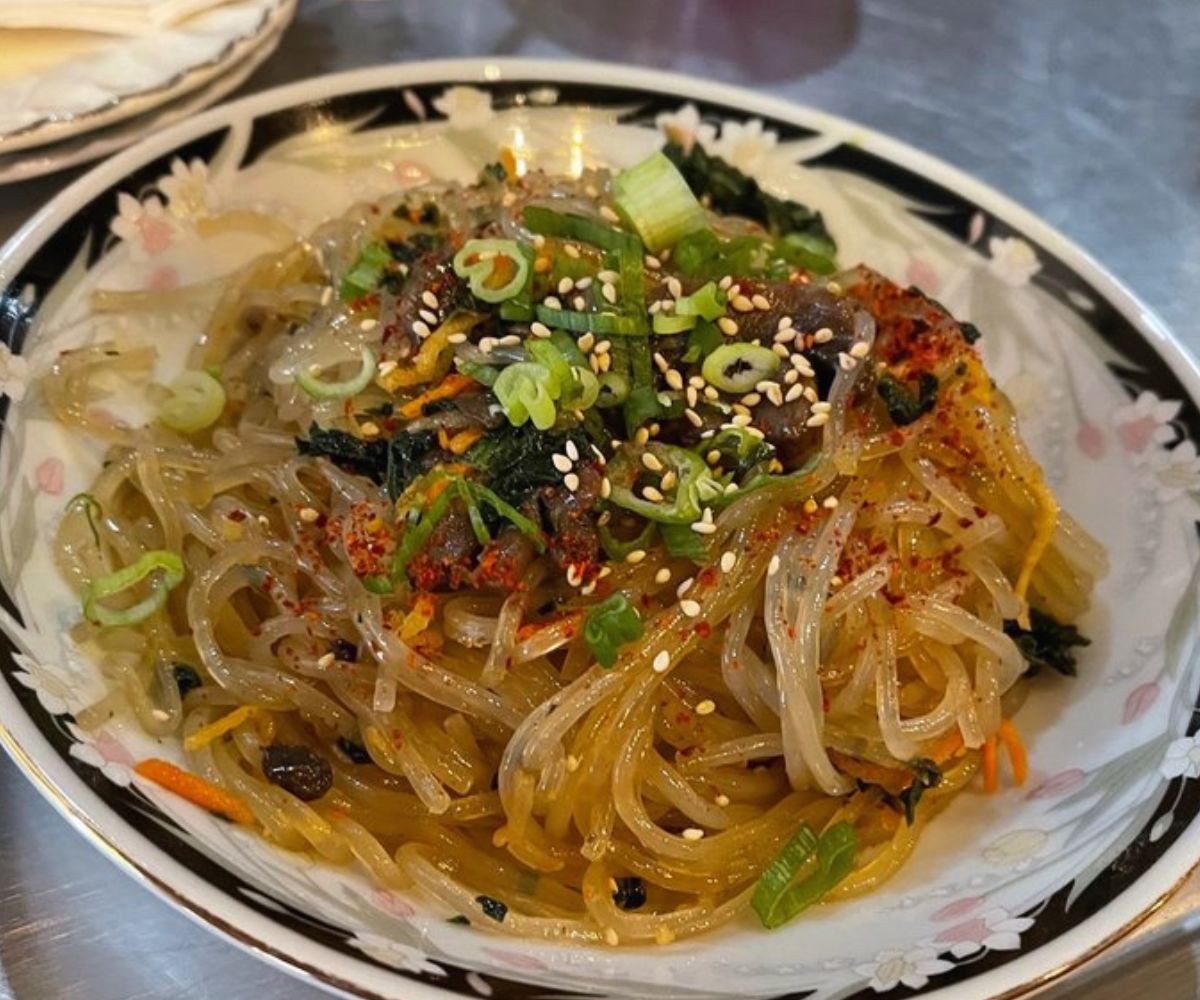 japchae at soju in pittsburgh, pensylvania