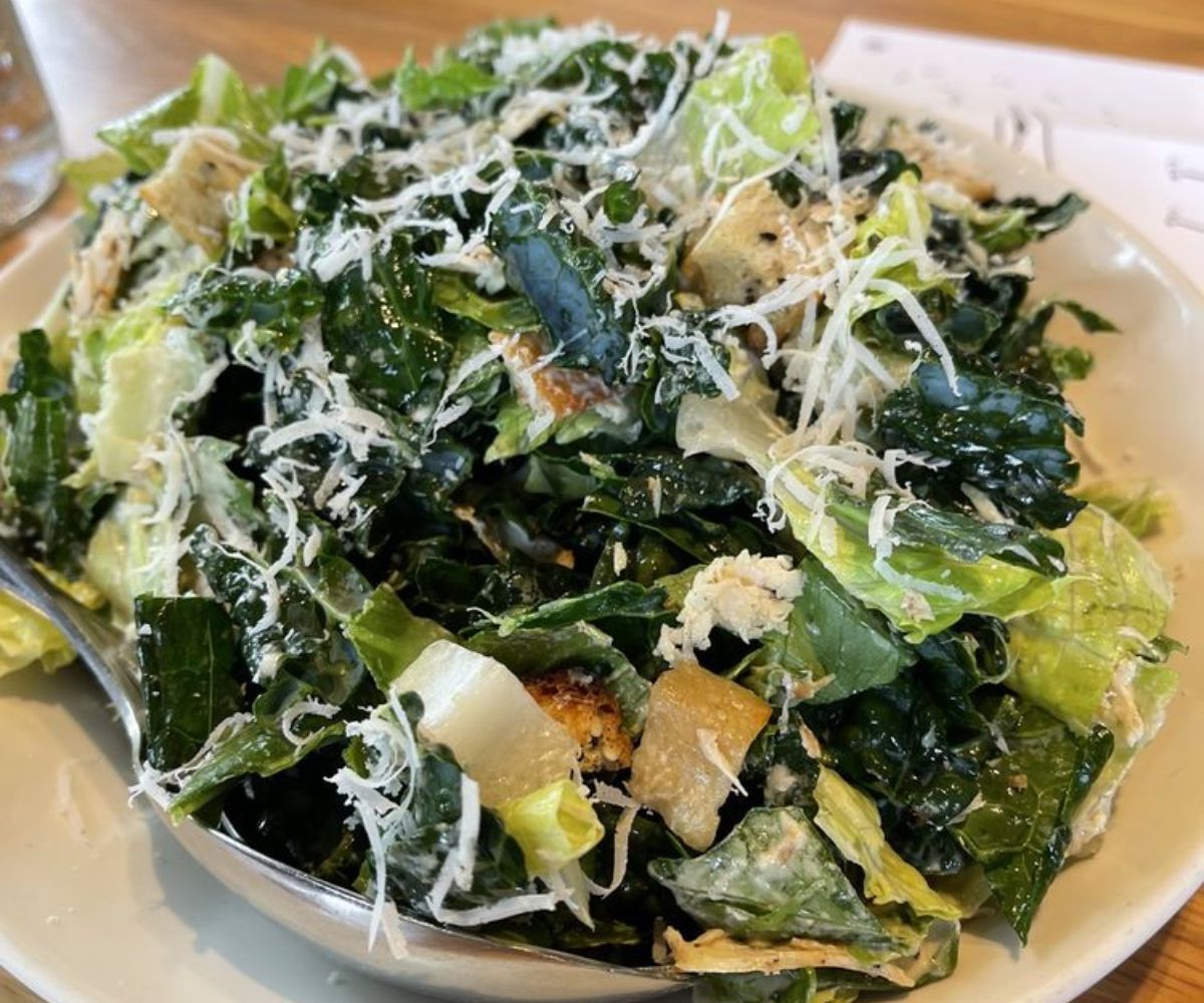 Kale Caesar Salad at The Wylder in Boise, Idaho