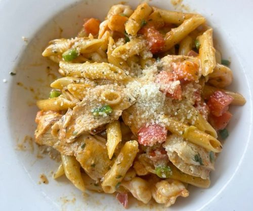 Jambalaya Pasta at Coastal Flats in Gaithersburg, Maryland