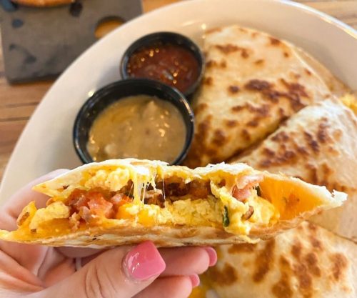 Breakfast Quesadilla at Josiah's in Sioux Falls, South Dakota