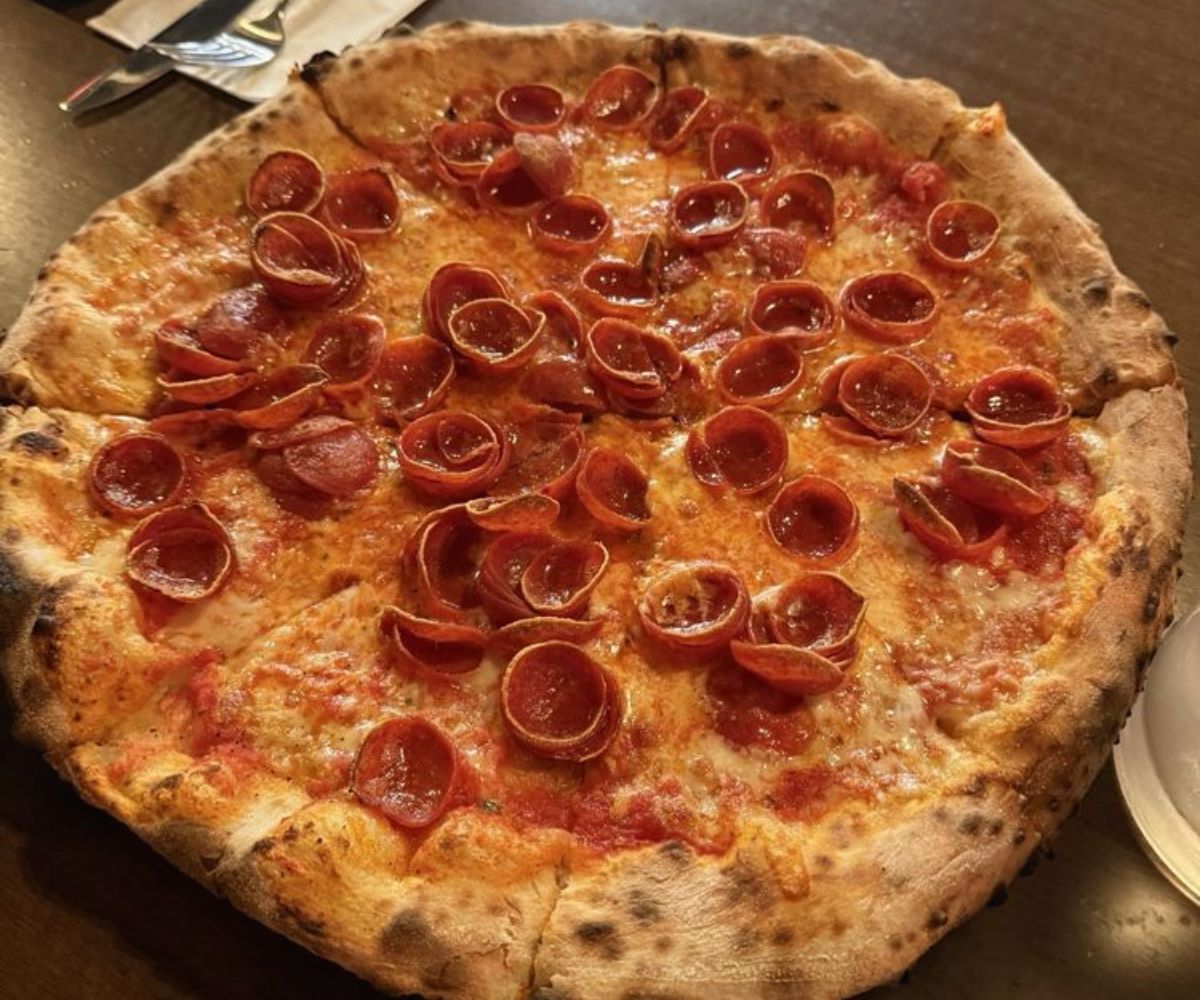 Pepperoni Pizza in Giorgios at Parkway in Buellton, CA