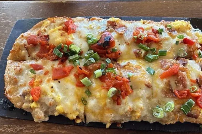 Josiah's Breakfast Flatbread at Josiah's in Sioux Falls, SD