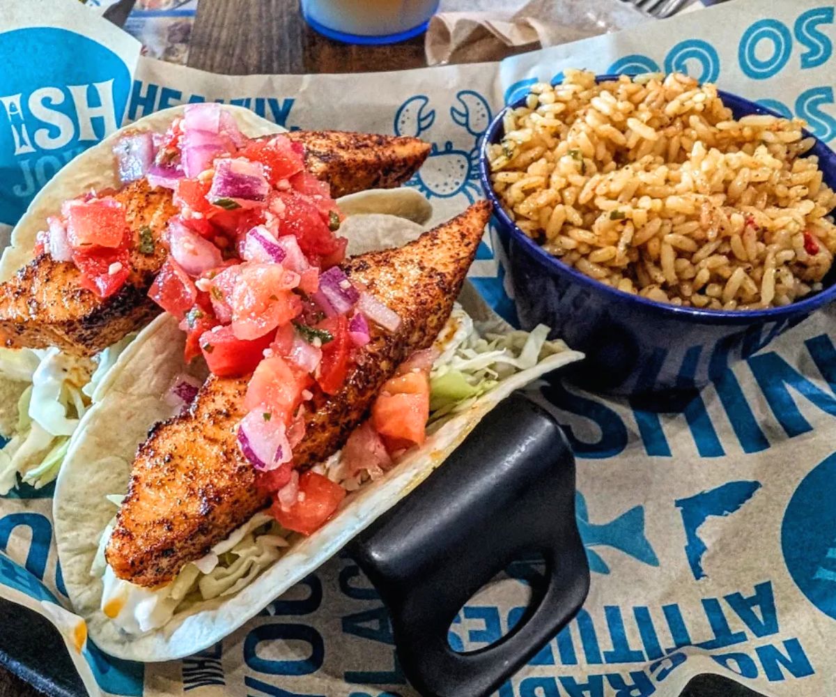 Fish Tacos at The Fish Joint in Coral Springs, Florida