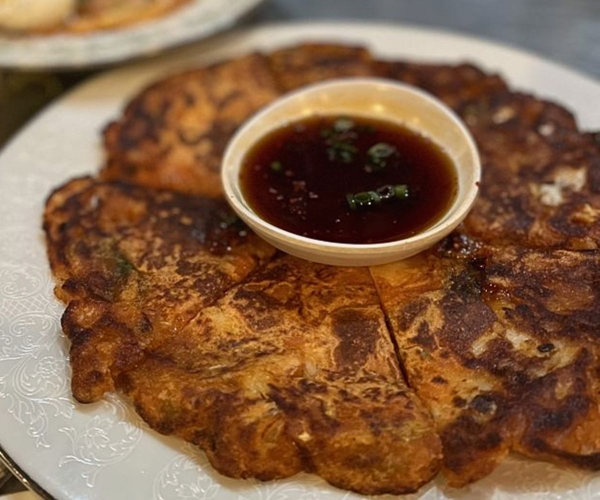 kimchi pancakes at soju in pittsburgh, pennsylvania
