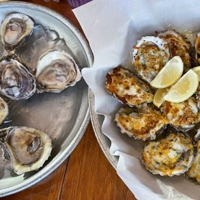 oysters at CR surf & turf in cedar park texas