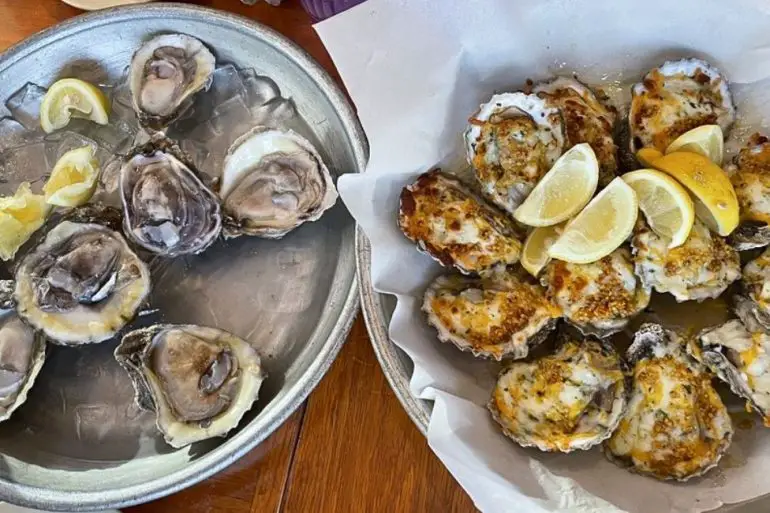 oysters at CR surf & turf in cedar park texas