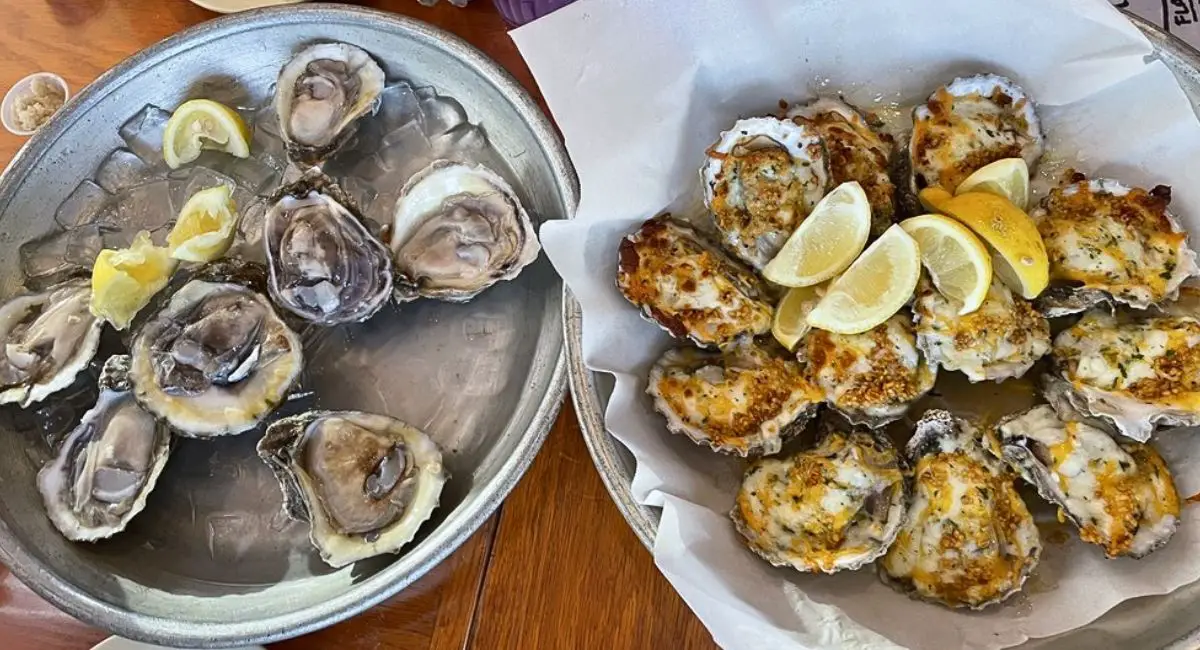oysters at CR surf & turf in cedar park texas